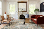 Loloi Margot Collection MAT-02 Terracotta/Lagoon 3'-6" x 5'-6" Accent Rug feat. - Image 5