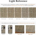 8x10 Brown Area Rug for Living Room Washable Vintage Distressed Carpet Large - Image 6