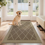 COSY HOMEER Non-Slip Door Mat 36"x60", Entryway Rugs Low Profile Absorbent Dirt by COSYHOMEER