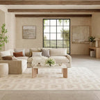Nourison Nordic Ivory Beige 8' x 10' Scandinavian Area Rug by NourisonHome