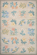 Loloi Rifle Paper Co. Rosa Collection RSA-03 Cream 7'-6" x 9'-6" Area Rug - Image 2