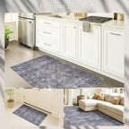 Fame Rugs Turkish Rug. Washable Vintage Oriental Antique Inspired Traditional - Image 5