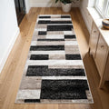 Superior Indoor Runner Rug, Jute Backing, Plush Modern Rugs by SUPERIOR