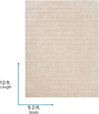 Livabliss x Our PNW Home Cascade Minimalist Striped Area Rug, Light Brown - Image 2