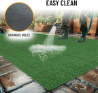 Ottomanson Artificial Grass Turf 22" x 26' Indoor Outdoor Faux Grass Rug - Image 4