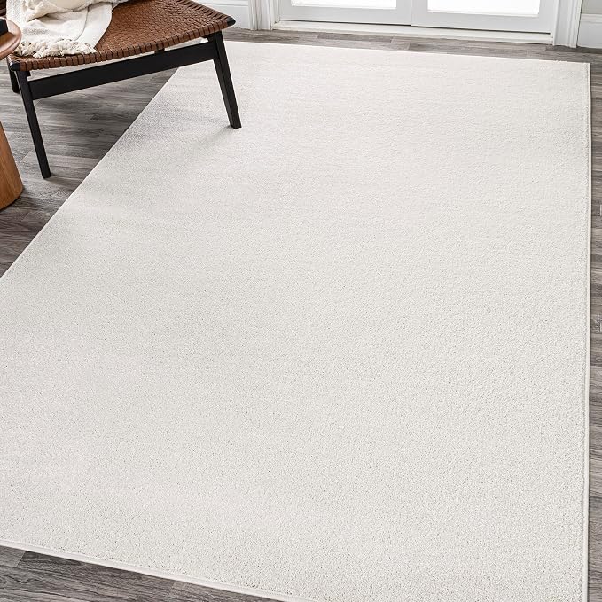 Eyely UES100T-9 Supersoft Haze Solid Low-Pile Indoor Area Rug by eyely