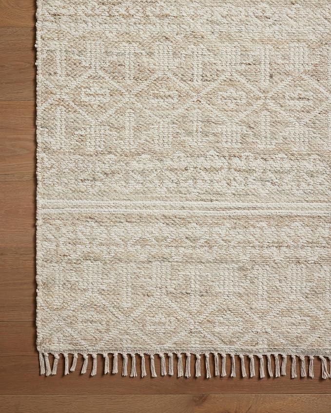 Loloi Angela Rose Rivers Collection RIV-03 Sand/Ivory 2'-6" x 7'-6" Reversible - Image 6