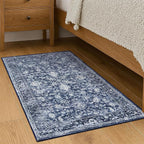 KILOCOCO Washable Rug 2x3 Rug for Entryway Printed Vintage Floral Soft Non-Slip - Image 8