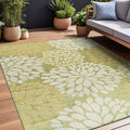 Beverly Rug Outdoor Rug 8x10 Modern Exotic Tropical Leaf Area Rugs by BeverlyRug