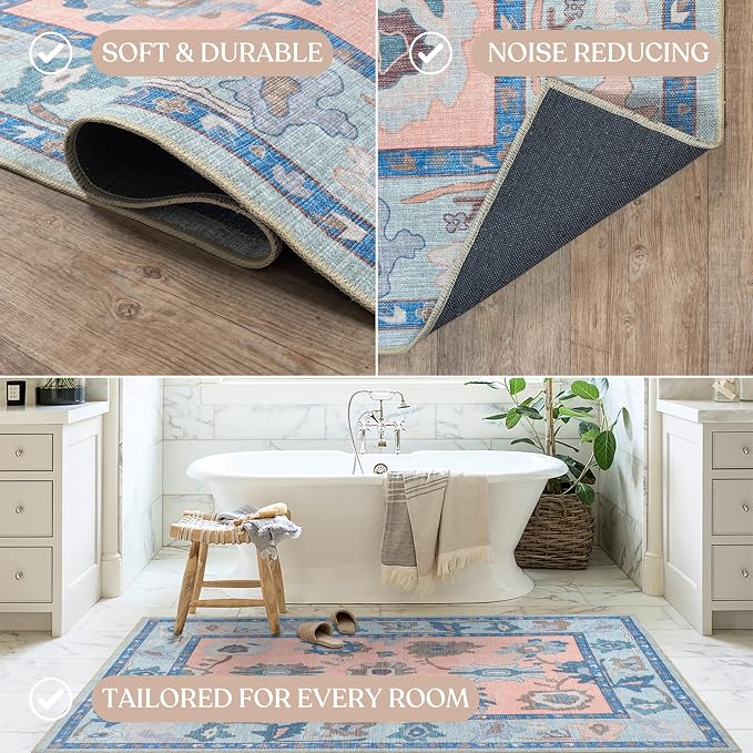 Fame Living Modern Oushak Rug, Large Area Rugs - Image 5