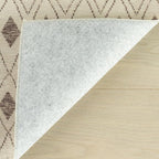 Dash & Albert Chandler Tan Machine Washable Rug, 6 X 9 Feet, Tan Geometric - Image 6