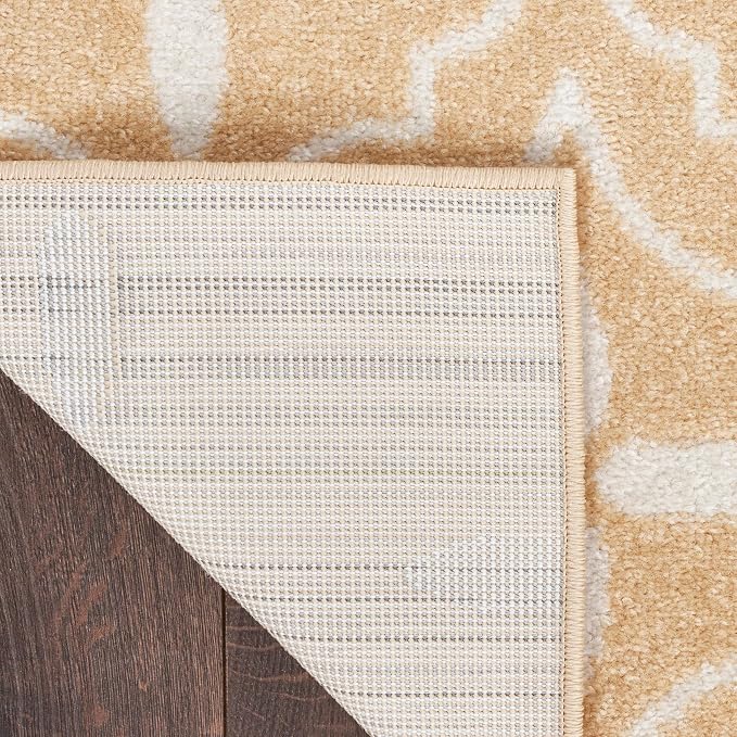 Nourison Home Essentials Indoor/Outdoor Beige Ivory 2'2" x 7'6" Area -Rug - Image 9