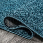 Eyely UES100H-15 Supersoft Haze Solid Low-Pile Indoor Area Rug, Minimalist - Image 5
