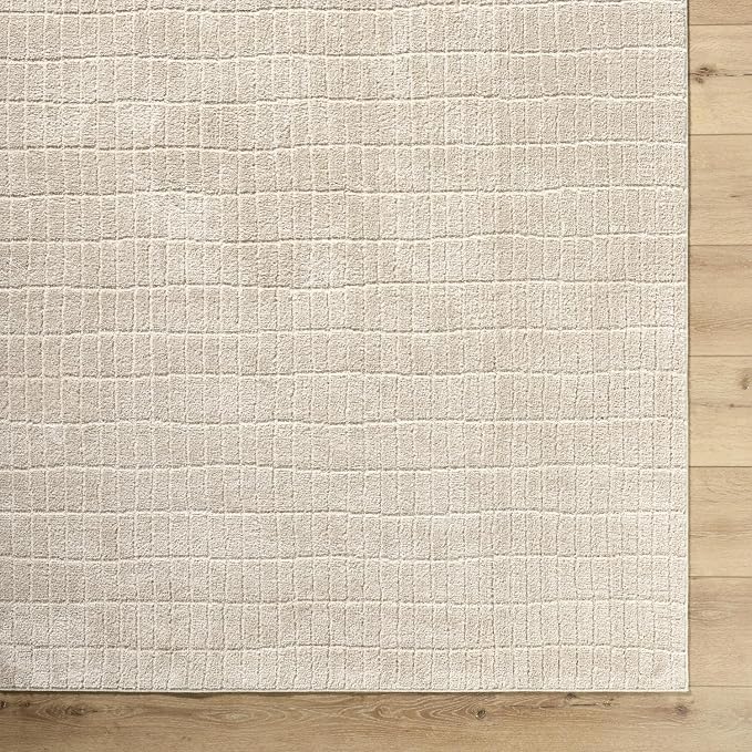 Livabliss x Our PNW Home Cascade Minimalist Striped Area Rug, Light Brown - Image 8