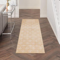 Nourison Home Essentials Indoor/Outdoor Beige Ivory 2'2" x 7'6" Area -Rug by NourisonHome