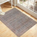 Kuden 3x5 Small Rug, Machine Washable, Non-Slip Backing, Vintage Style by KudenRugs