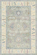 Kuden 3x5 Small Rug, Machine Washable, Non-Slip Backing, Vintage Style by KudenRugs
