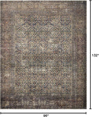 Loloi Amber Lewis Morgan Collection MOG-03 Denim/Multi 8'-3" x 11'-3" 38" Thick - Image 2
