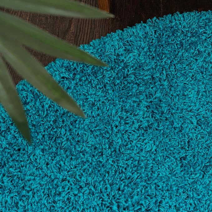 Unique Loom Solid Shag Collection Area Rug - Image 6