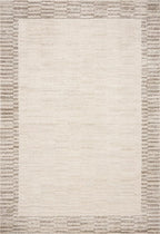 Loloi Chris Loves Julia Calvin Collection CLV-04 Ivory/Pebble 3'-6" x 5'-6" - Image 3