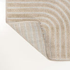 JONATHAN Y Hallie High-Low Curve Beige/Cream 5x8 Indoor/Outdoor Area Rug - Image 4