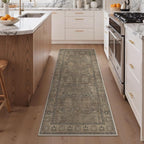 Bavni 2'6''x6 Rug Runners for Hallways, Washable Runner Rug Non Slip, Vintage by BAVNI