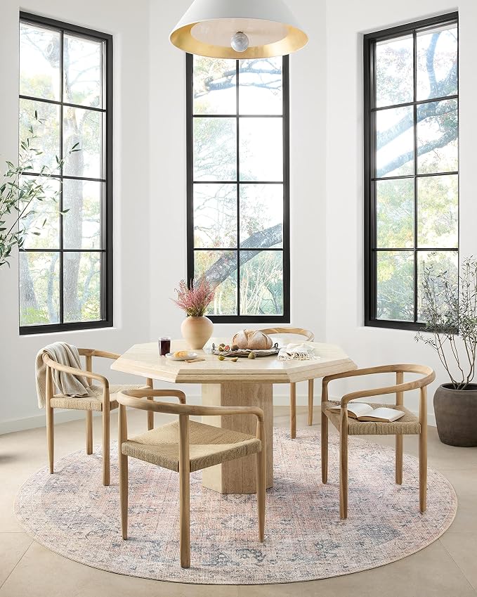 Loloi Skye Collection SKY-01 Blush/Grey 2'-6" x 10'-0" Runner Rug - Image 9