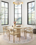 Loloi II Skye Collection SKY-01 Blush/Grey 7'-6" x 9'-6" Area Rug - Image 9