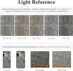 Grey Brown Runner Rug 2x8 Vintage Carpet Hallway Long Indoor Kitchen Washable - Image 2