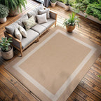 CAMILSON Outdoor Rug 9x12, Large Modern Outside Rugs - Image 4