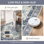 8x10 Area Rugs for Living Room, Machine Washable Non Slip Vintage Rugs - Image 7