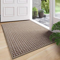 Door Mat 31x47, Dirt Resistant and Absorbent, Non-Slip Rubber Backing Floor Mats by YDKGL
