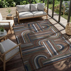 CAMILSON Indoor Outdoor Rug, Easy-Cleaning Non-Shedding Living Room, Garden and - Image 6
