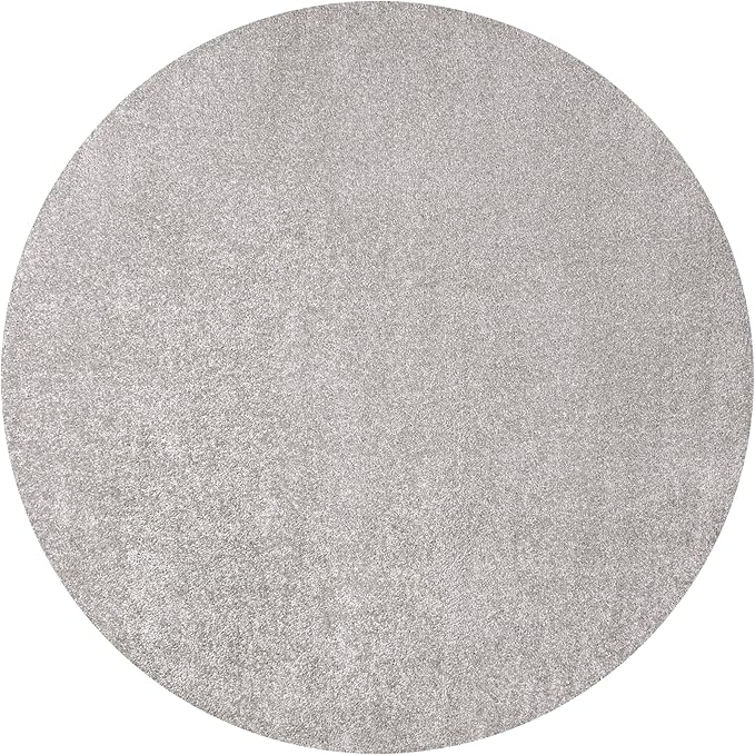 Eyely UES100K-6R Supersoft Haze Solid Low-Pile Indoor Area Rug, Minimalist - Image 2