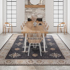 ILANGO Washable Area Rugs 5x7 for Living Room Vintage Area Rugs Non Slip Boho - Image 2
