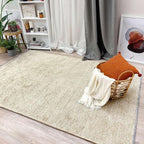 Alfa Rich 4x6 Sand Beige Washable Area Rugs by AlfaRichRugs