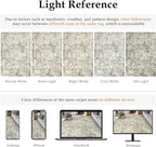 5x7 Area Rug Washable Vintage Neutral Living Room Carpet Large Indoor Non Slip - Image 2