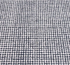 Hand-Tufted 100% Wool Pile Area Rug – Geometric Textured Grid Check Pattern – - Image 6