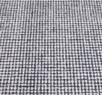 Hand-Tufted 100% Wool Pile Area Rug – Geometric Textured Grid Check Pattern – - Image 6