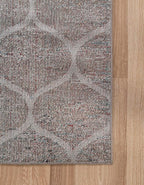 Rugs.com Lattice Frieze Collection Rug – 9' x 12' Blue Multi Medium Rug Perfect - Image 9