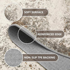 6ft Washable Round Rug - Image 6