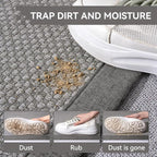 Front Door Mat 2'x3', Jute Like Non-Slip Indoor Mat Entrance, Woven Washable - Image 2