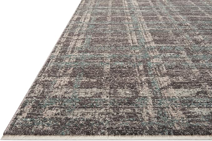 Loloi Angela Rose Ember Collection EMB-08 Espresso/Multi 18" x 18" Sample Rug - Image 4