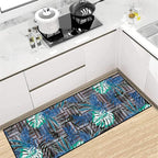1.3x7 ft Runner Rug Tropical Blue - Image 3