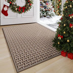 Door Mat Entrance 24x35, Dirt Resistant and Absorbent, Non-Slip Rubber Backing by YDKGL