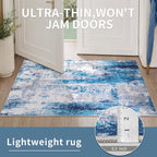 Ciicool 2x6 Washable Runner Rug, Modern Abstract Hallway Rugs Runner, Non-Slip - Image 5