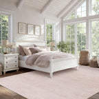 Pink Area Rugs for Bedroom, Boho Washable Neutral Baby Rug for Nursery - Image 5