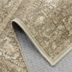 Brown Area Rug 8x10 Machine Washable Large Vintage Living Room Distressed Non - Image 8
