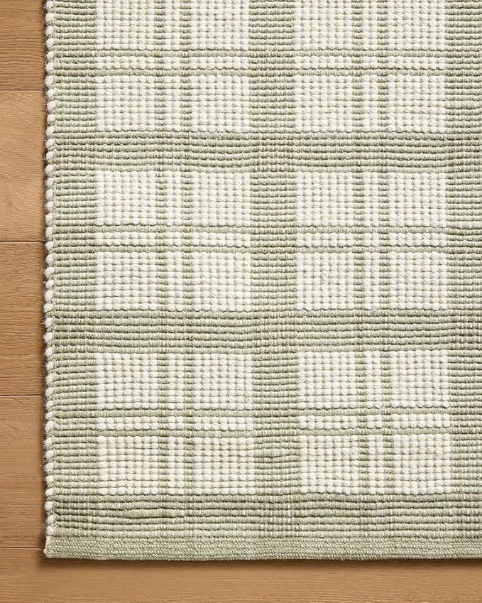 Loloi Magnolia Home by Joanna Gaines Ryder Collection RYD-01 Sage/Ivory 8'-6" x - Image 5