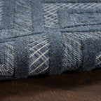 Nourison Home Versatile Navy Blue 7' x 10' Area Rug - Image 12
